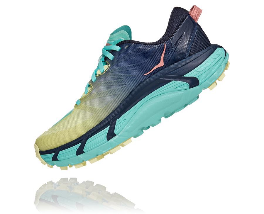 Hoka One One Trailove Tenisky Damske Čierne/Mätové - Mafate Speed 3 - 73905-QIPR